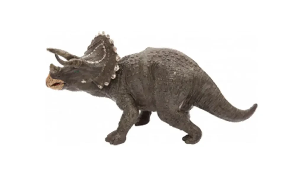 Modèle de Tricératops grandeur nature au Dinoparc de La Ronde
