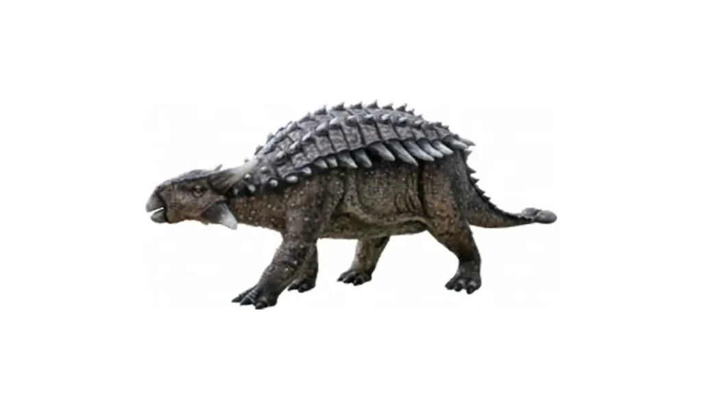 Modèle de Ankylosaure grandeur nature au Dinoparc de La Ronde