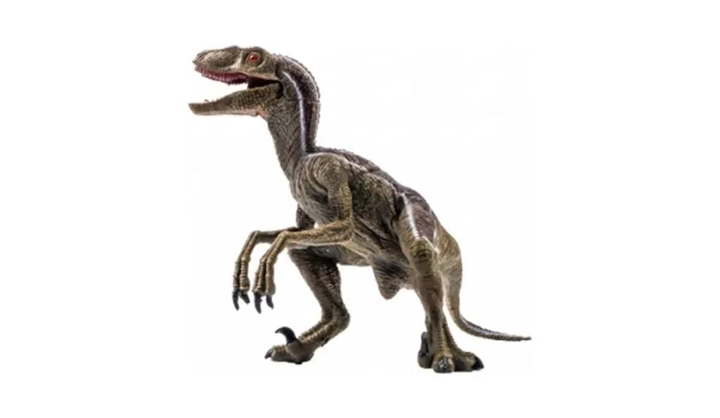 Modèle de dinosaure grandeur nature au Dinoparc de La Ronde