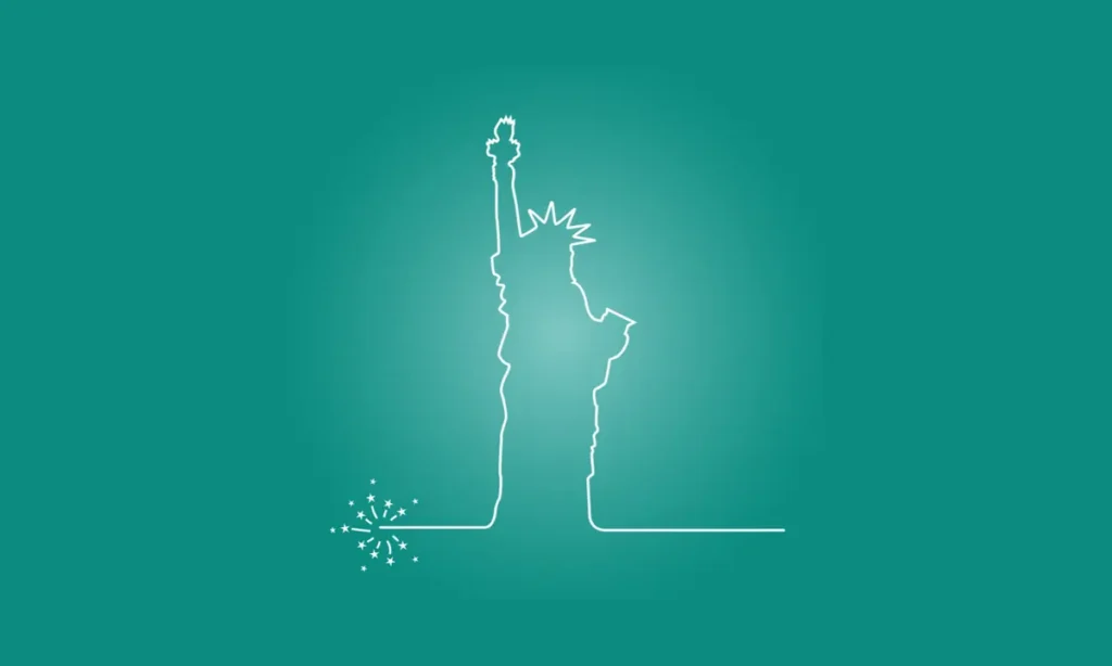 Illustration au néon d’une silhouette